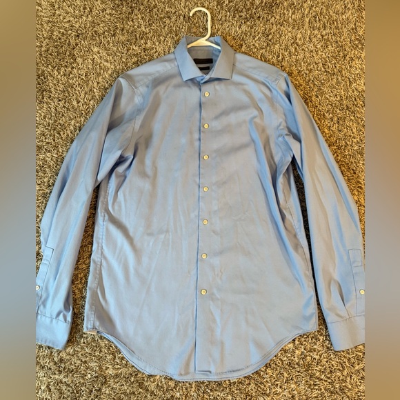 Calvin Klein Slim Fit Tall Non Iron Button Down - Picture 1 of 4